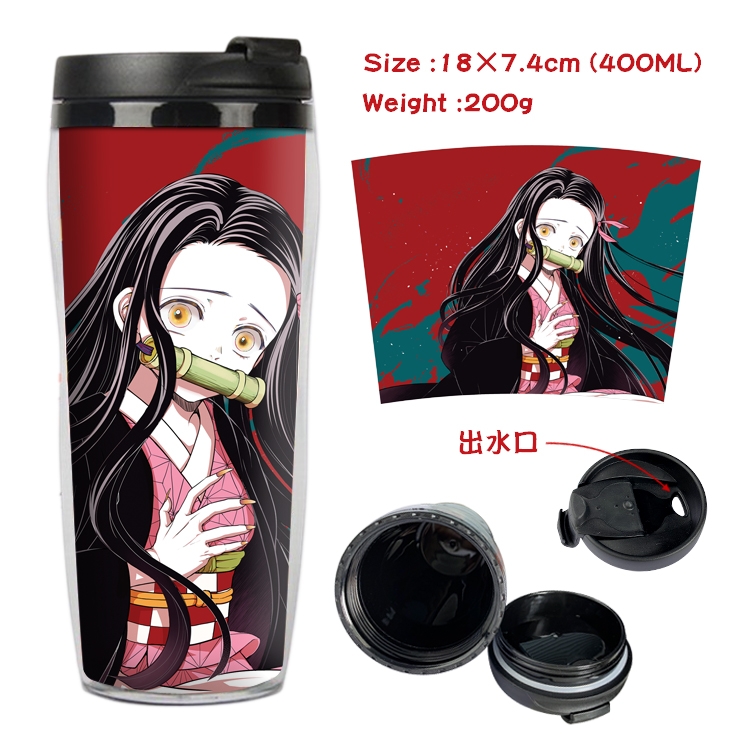 Demon Slayer Kimets Starbucks Leakproof Insulation cup Kettle 18X7.4CM 400ML