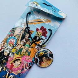 One Piece Anime Necklace Penda...