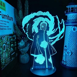 Naruto 3D night light USB touc...