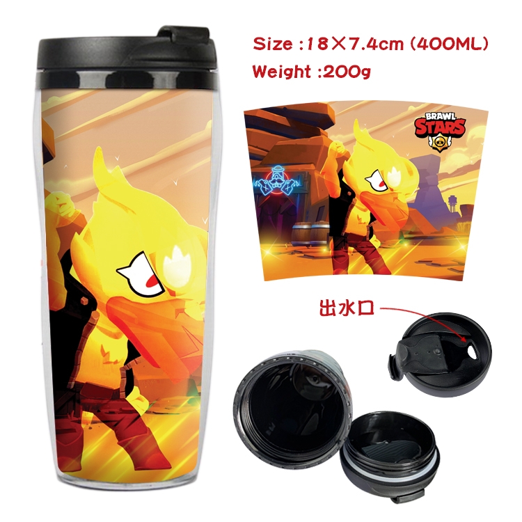 Brawl Stars Starbucks Leakproof Insulation cup Kettle 18X7.4CM 400ML