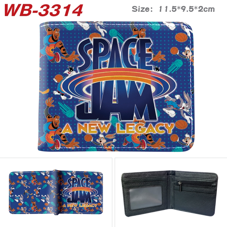 Air slam dunk  Anime color book two-fold leather wallet 11.5X9.5X2CM   WB-3314A