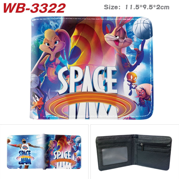 Air slam dunk  Anime color book two-fold leather wallet 11.5X9.5X2CM WB-3322A