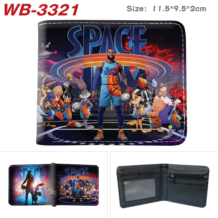 Air slam dunk  Anime color book two-fold leather wallet 11.5X9.5X2CM  WB-3321A