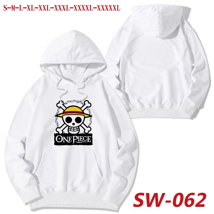 One Piece Autumn cotton hooded sweatshirt thin pullover sweater from S to 5XL SW-062