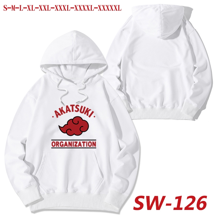 Naruto  Autumn cotton hooded sweatshirt thin pullover sweater from S to 5XL SW-126