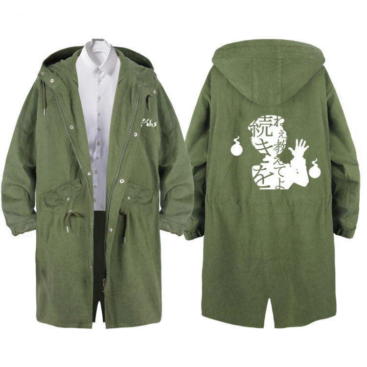 Toilet-bound Hanako-kun  Anime Peripheral Hooded Long Windbreaker Jacket from S to 3XL