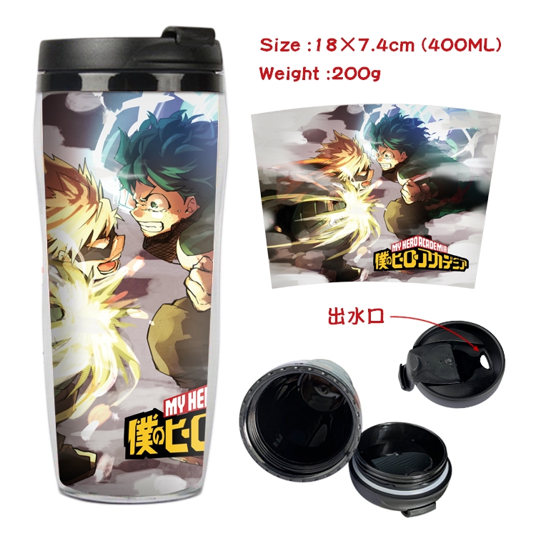  My Hero Academia Starbucks Leakproof Insulation cup Kettle 18X7.4CM 400ML
