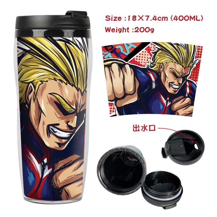  My Hero Academia Starbucks Leakproof Insulation cup Kettle 18X7.4CM 400ML