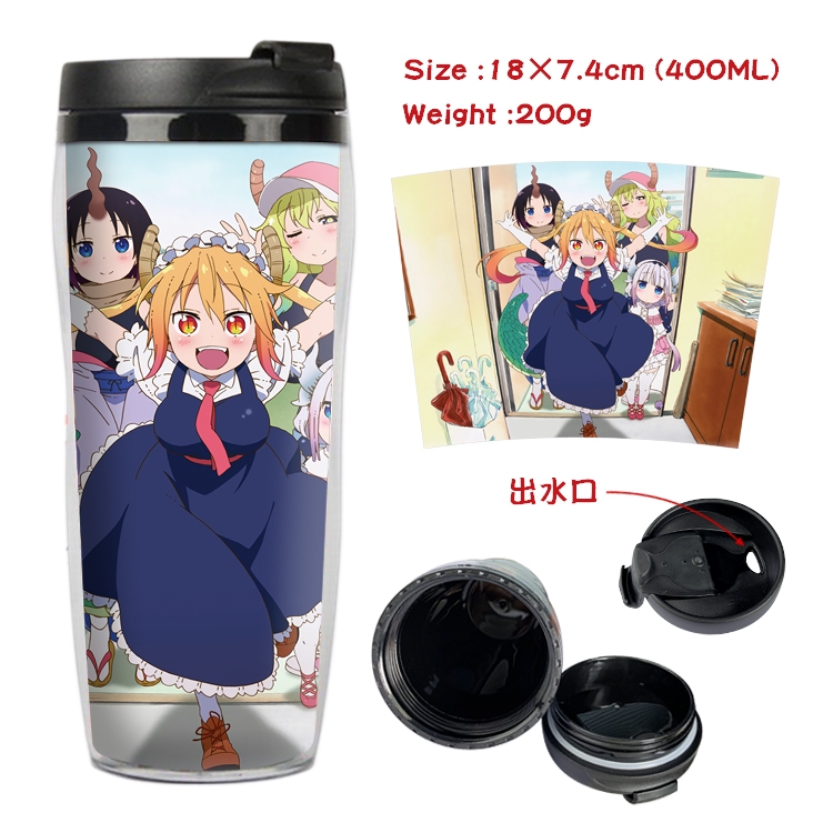 Miss Kobayashis Dragon Maid Starbucks Leakproof Insulation cup Kettle 18X7.4CM 400ML