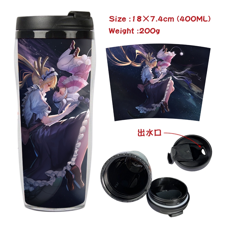 Miss Kobayashis Dragon Maid Starbucks Leakproof Insulation cup Kettle 18X7.4CM 400ML