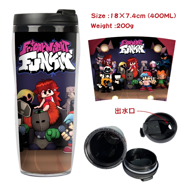 Friday Night Funkin Starbucks Leakproof Insulation cup Kettle 18X7.4CM 400ML