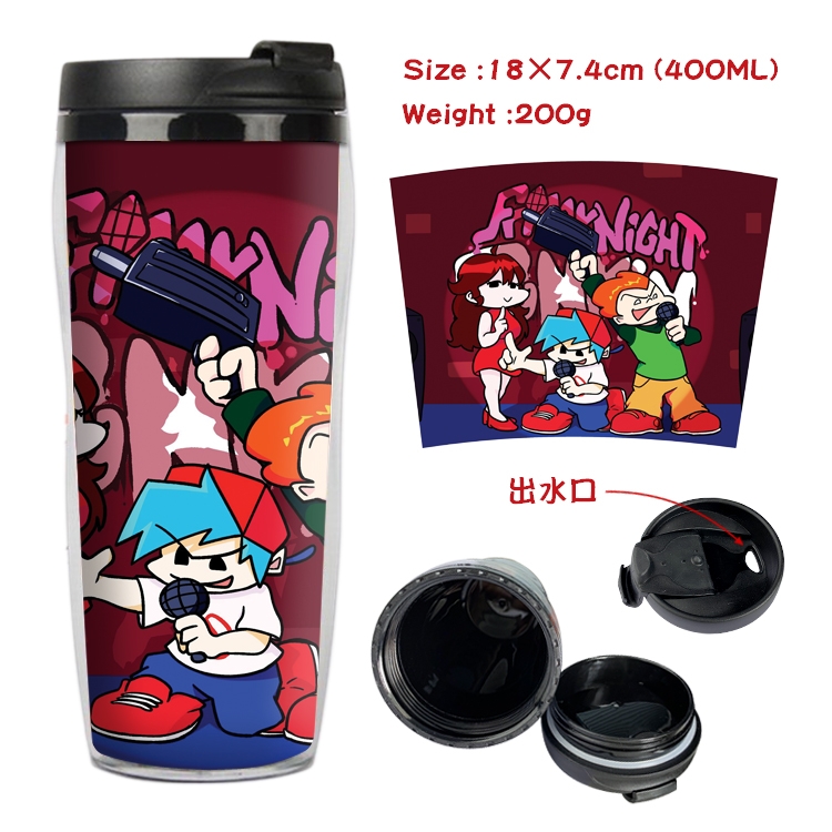 Friday Night Funkin Starbucks Leakproof Insulation cup Kettle 18X7.4CM 400ML