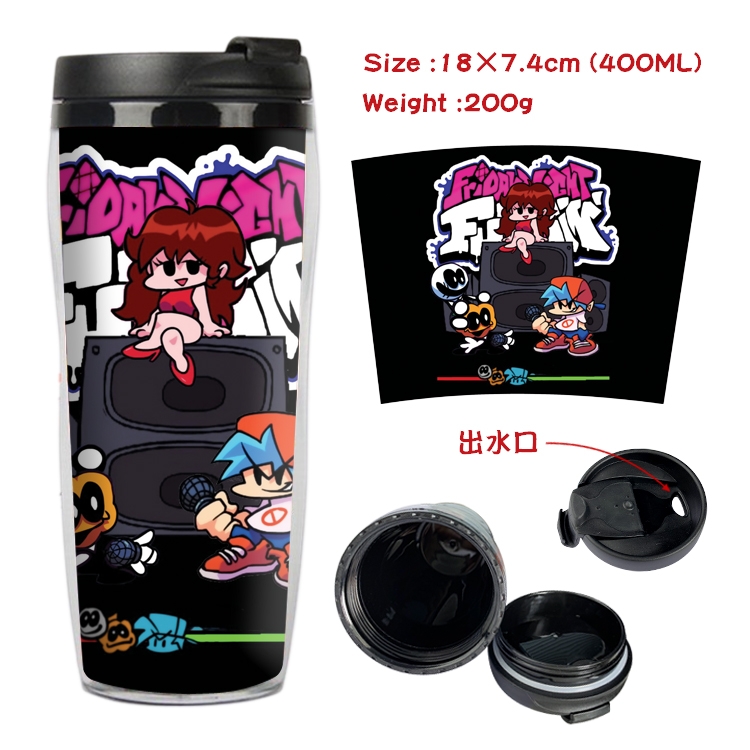 Friday Night Funkin Starbucks Leakproof Insulation cup Kettle 18X7.4CM 400ML