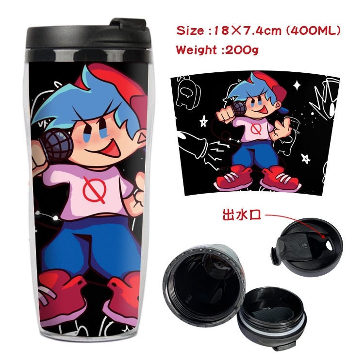 Friday Night Funkin Starbucks Leakproof Insulation cup Kettle 18X7.4CM 400ML