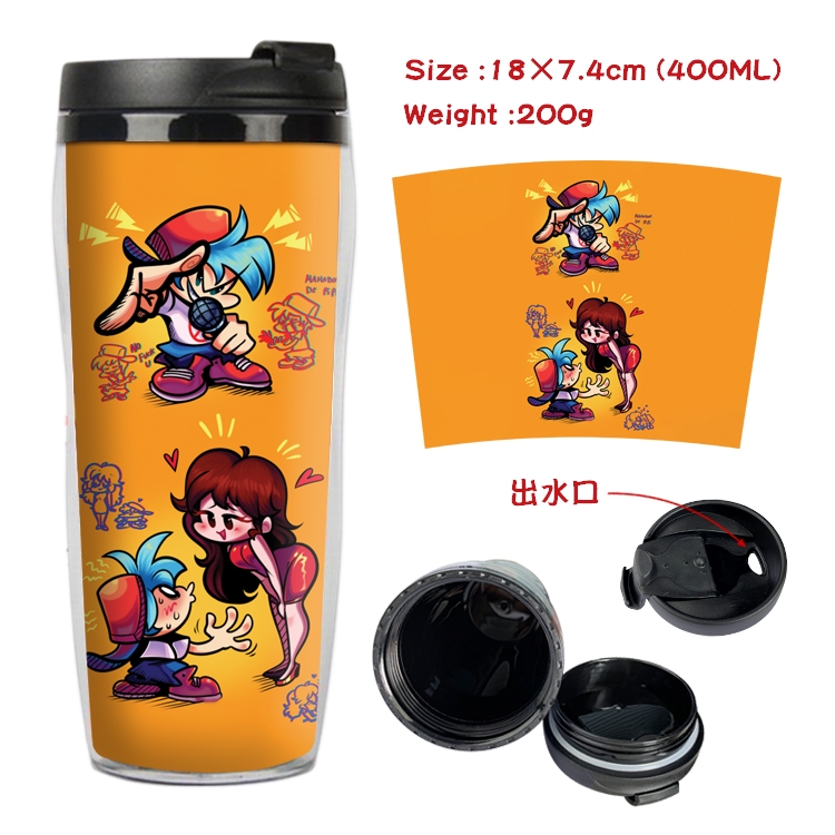 Friday Night Funkin Starbucks Leakproof Insulation cup Kettle 18X7.4CM 400ML