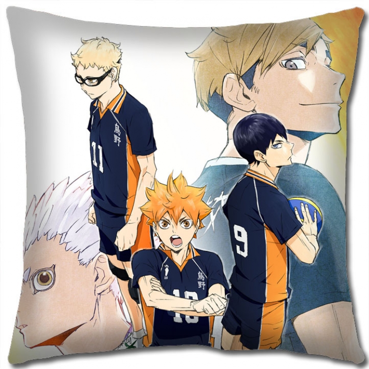 Haikyuu!! Anime square full-color pillow cushion 45X45CM NO FILLING  p1-357