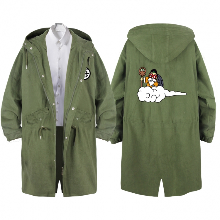 DRAGON BALL  Anime Peripheral Hooded Long Windbreaker Jacket from S to 3XL