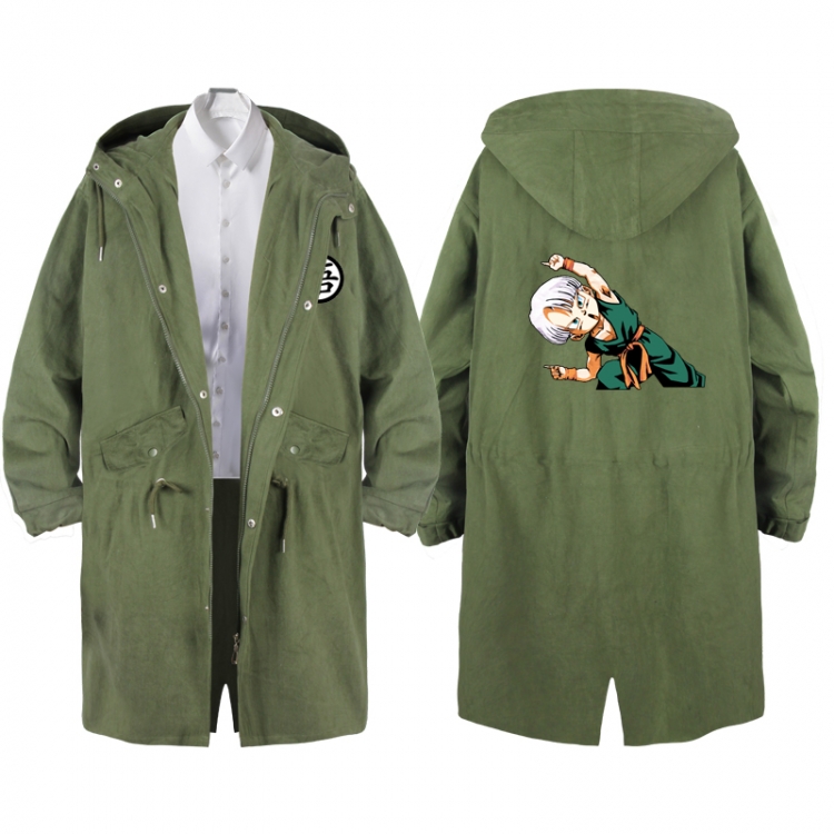 DRAGON BALL  Anime Peripheral Hooded Long Windbreaker Jacket from S to 3XL