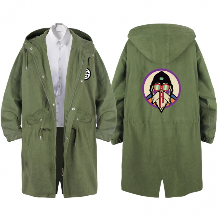 DRAGON BALL  Anime Peripheral Hooded Long Windbreaker Jacket from S to 3XL