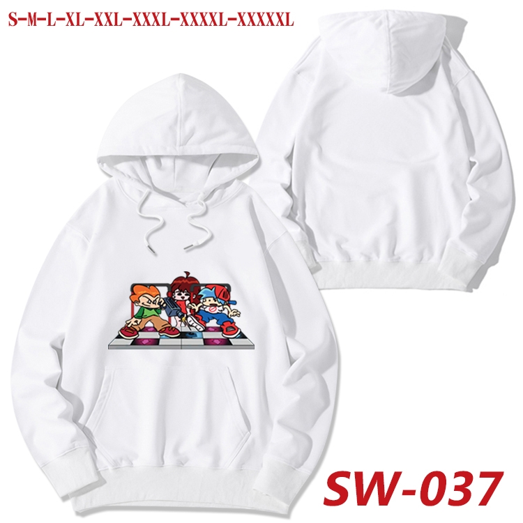 Friday Night Funkin cotton hooded sweatshirt thin pullover sweater from S to 5XL SW-037
