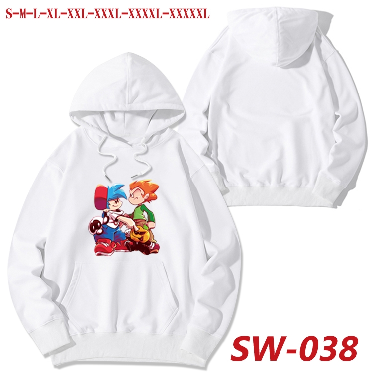 Friday Night Funkin cotton hooded sweatshirt thin pullover sweater from S to 5XL SW-038