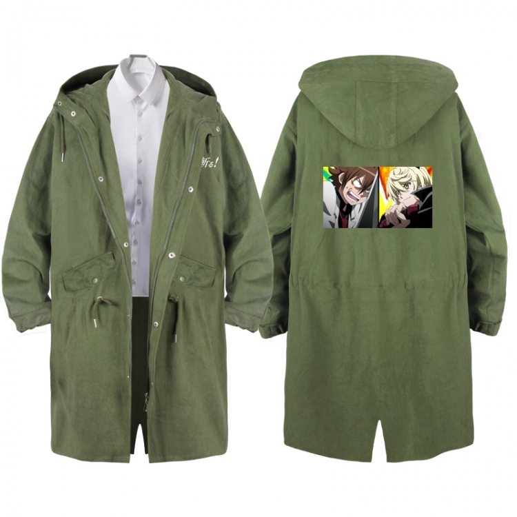Akame ga KILL  Anime Peripheral Hooded Long Windbreaker Jacket from S to 3XL