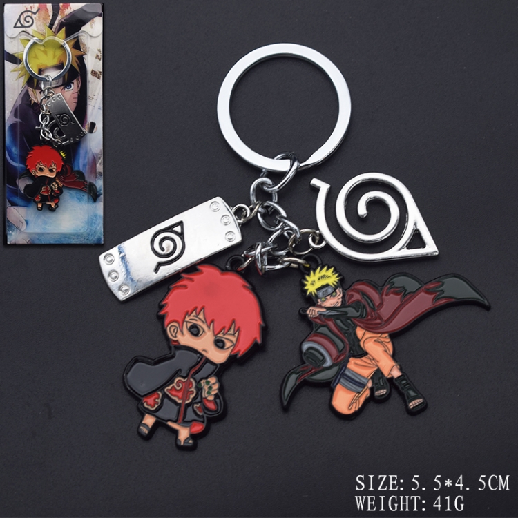 Naruto Anime cartoon skewers Key Chain school bag pendant style A