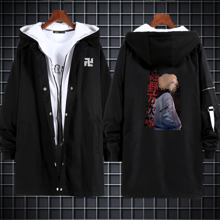 Tokyo Revengers  Anime fake two sweater coat long trench coat from S to 3XL