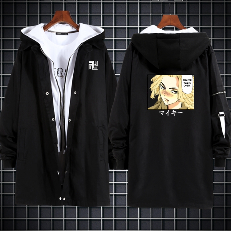 Tokyo Revengers  Anime fake two sweater coat long trench coat from S to 3XL