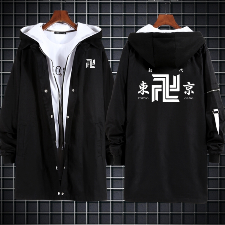 Tokyo Revengers  Anime fake two sweater coat long trench coat from S to 3XL