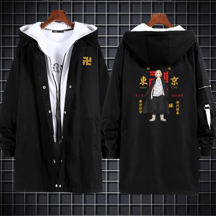 Tokyo Revengers  Anime fake two sweater coat long trench coat from S to 3XL