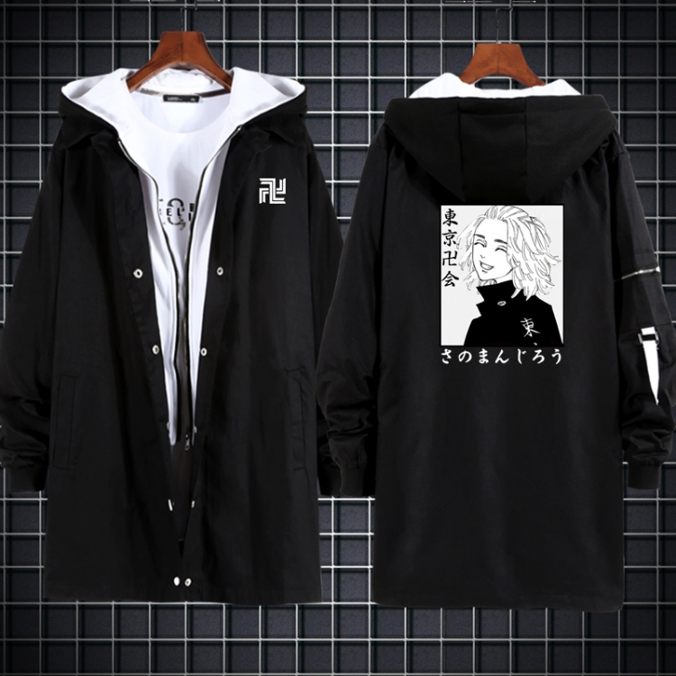 Tokyo Revengers  Anime fake two sweater coat long trench coat from S to 3XL