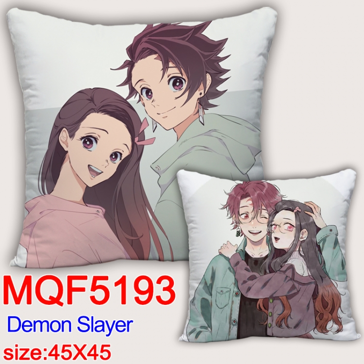 Naruto Square double-sided full-color pillow cushion 45X45CM NO FILLING MQF 5193