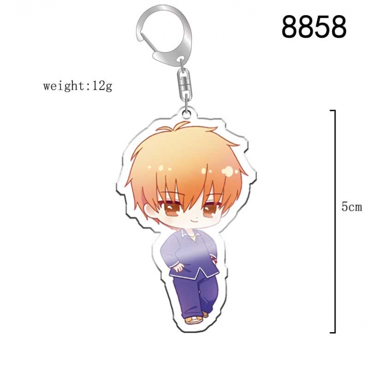 Fruits Basket Anime acrylic Key Chain  price for 5 pcs 8858