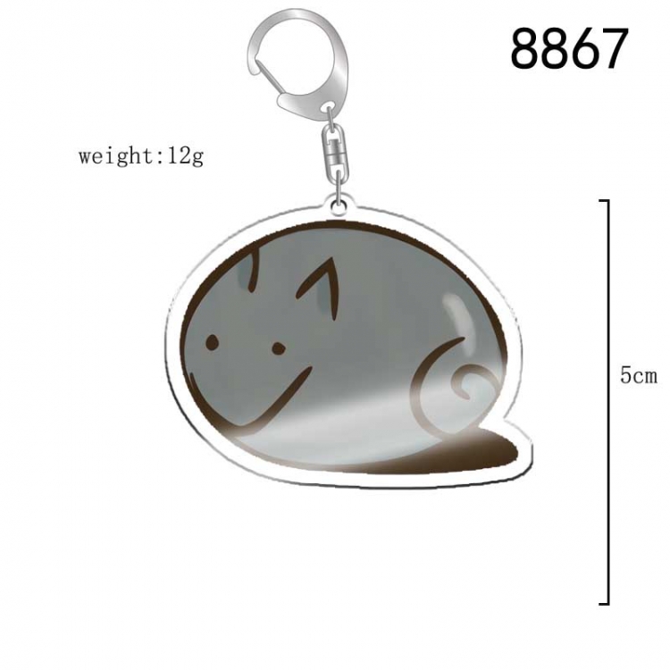 Fruits Basket Anime acrylic Key Chain  price for 5 pcs 8867