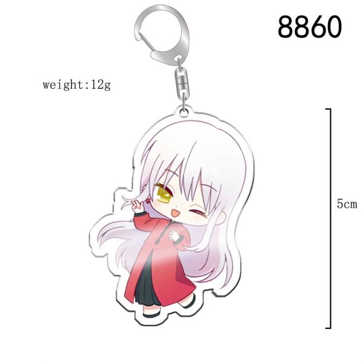 Fruits Basket Anime acrylic Key Chain  price for 5 pcs 8860