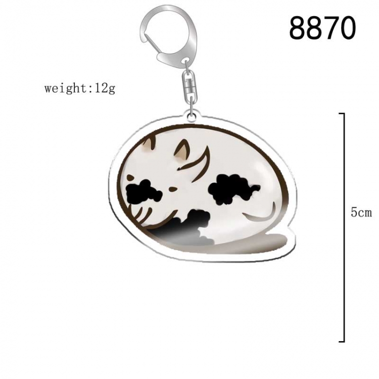 Fruits Basket Anime acrylic Key Chain  price for 5 pcs 8870