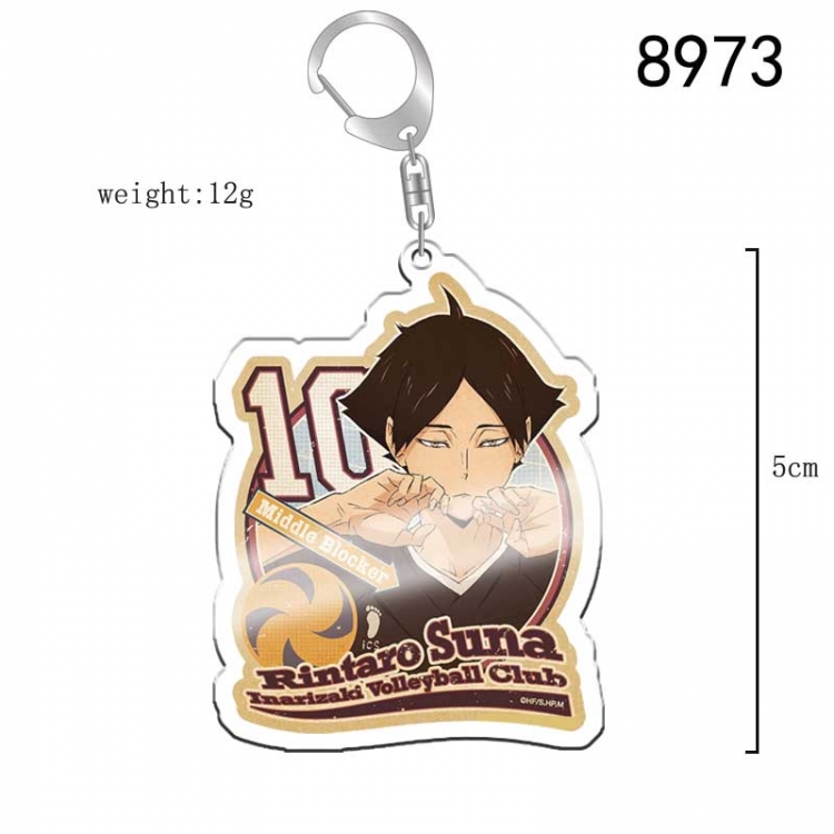 Haikyuu!! Anime acrylic Key Chain  price for 5 pcs 8973