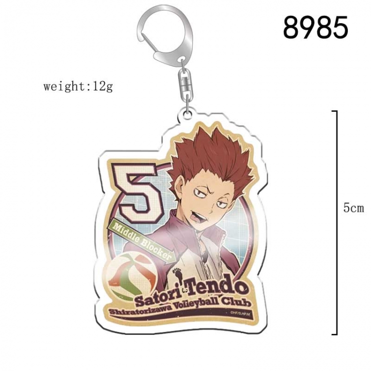Haikyuu!! Anime acrylic Key Chain  price for 5 pcs 8985