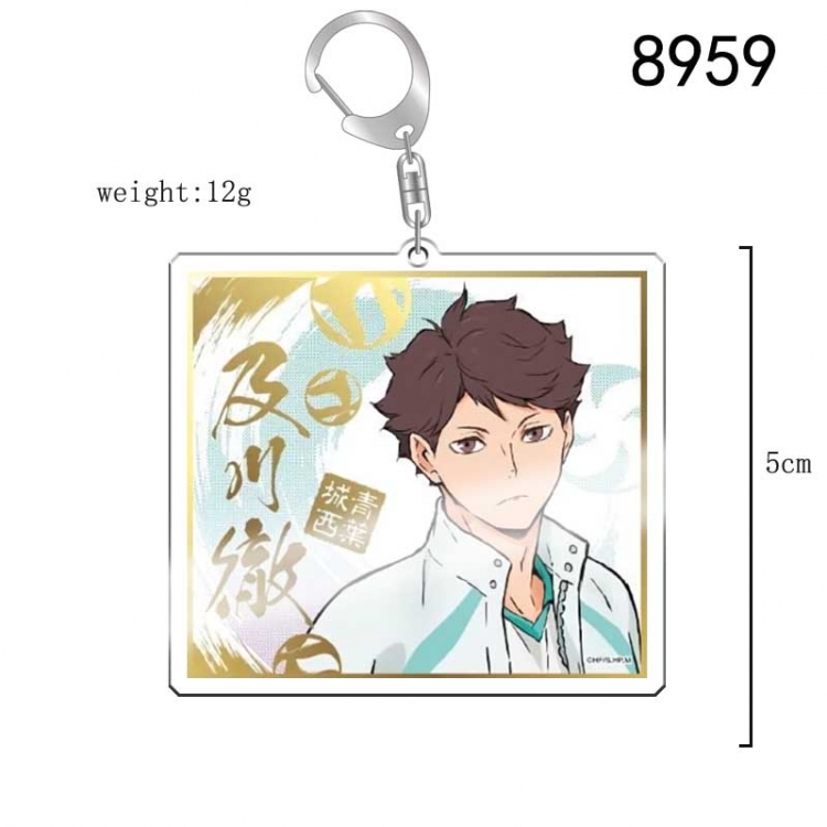Haikyuu!! Anime acrylic Key Chain  price for 5 pcs 8959