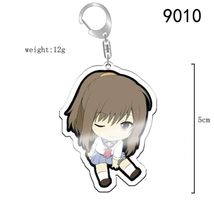Angel Beats! Anime acrylic Key Chain  price for 5 pcs 9010