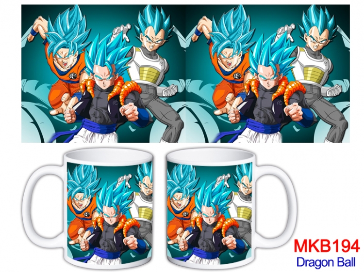 DRAGON BALL Anime color printing ceramic mug cup price for 5 pcs MKB-194