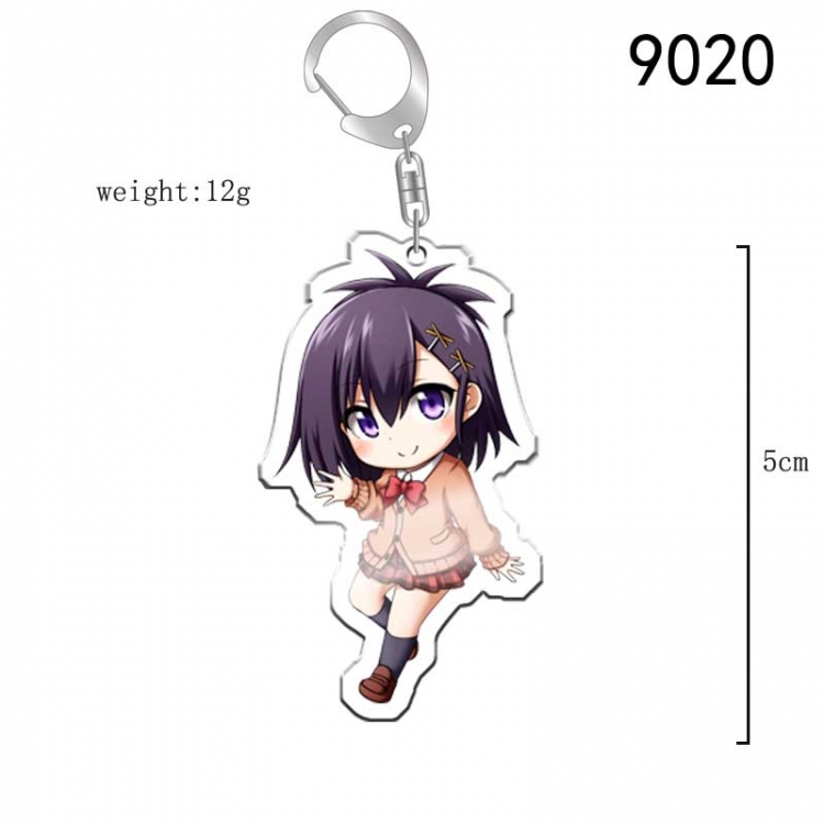 Gabriel DropOut Anime acrylic Key Chain  price for 5 pcs 9020