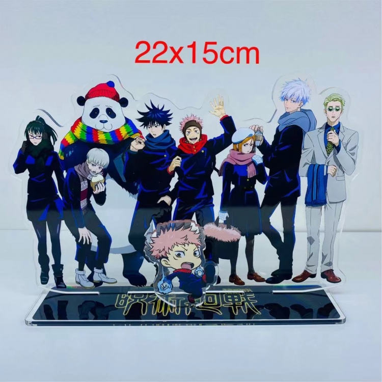 Jujutsu Kaisen  Anime  acrylic big Standing Plates Keychain 22x15