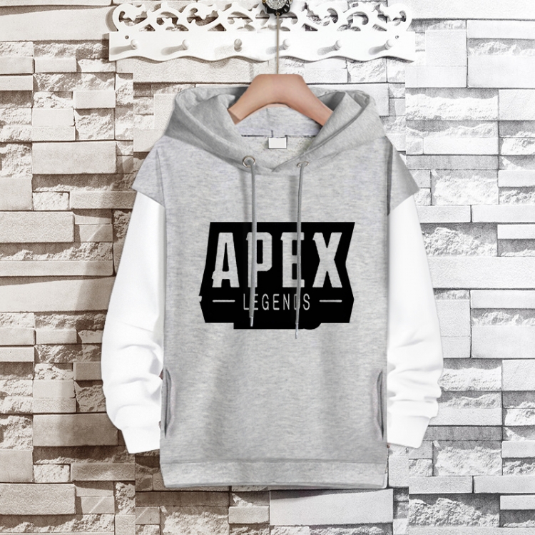 Apex legends Anime fake two-piece thick hooded sweater from S to 3XL