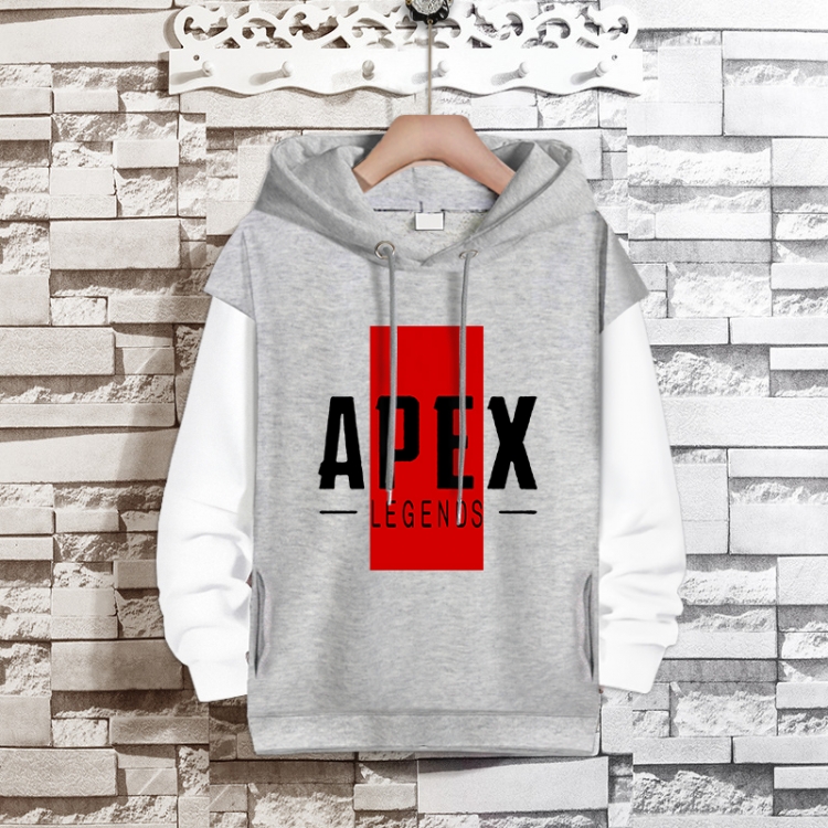 Apex legends Anime fake two-piece thick hooded sweater from S to 3XL