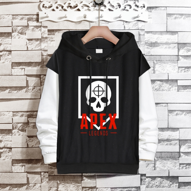 Apex legends Anime fake two-piece thick hooded sweater from S to 3XL