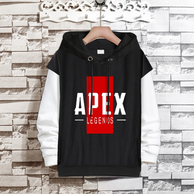Apex legends Anime fake two-piece thick hooded sweater from S to 3XL