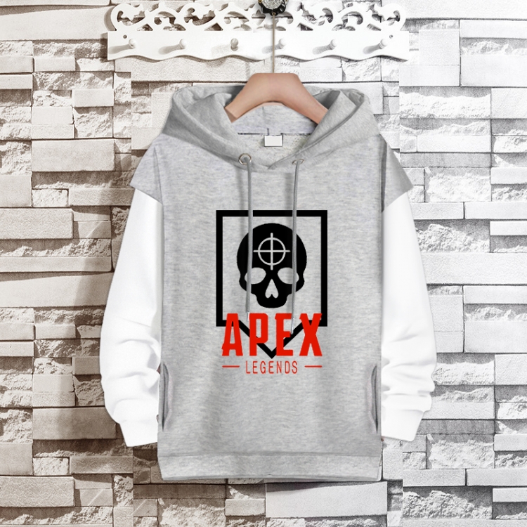 Apex legends Anime fake two-piece thick hooded sweater from S to 3XL