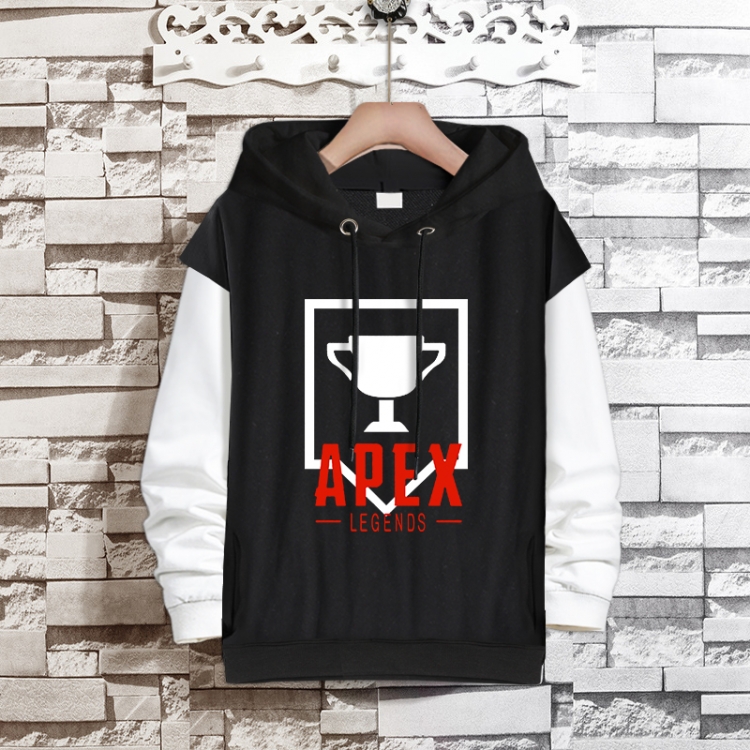 Apex legends Anime fake two-piece thick hooded sweater from S to 3XL